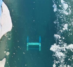 ORPC RivGen® device operating in Kvichak River, Igiugig, Alaska CREDIT Igiugig Village Council