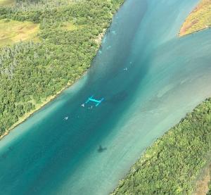 ORPC RivGen® device operating in Kvichak River, Igiugig, Alaska, in summertime CREDIT ORPC