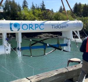ORPC single turbine TidGen® Device, Cobscook Bay, Eastport, Maine 1 CREDIT ORPC