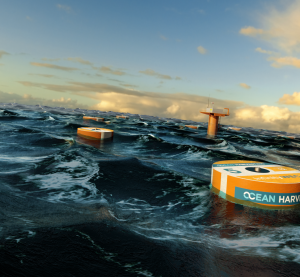 Ocean Harvesting Technologies Infinity WEC Cluster Aerial Shot